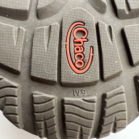 Chaco Womens US 9 Eco Tread Orange Black Z Toe Loop Slingback Hiking Sandals - Picture 6 of 11